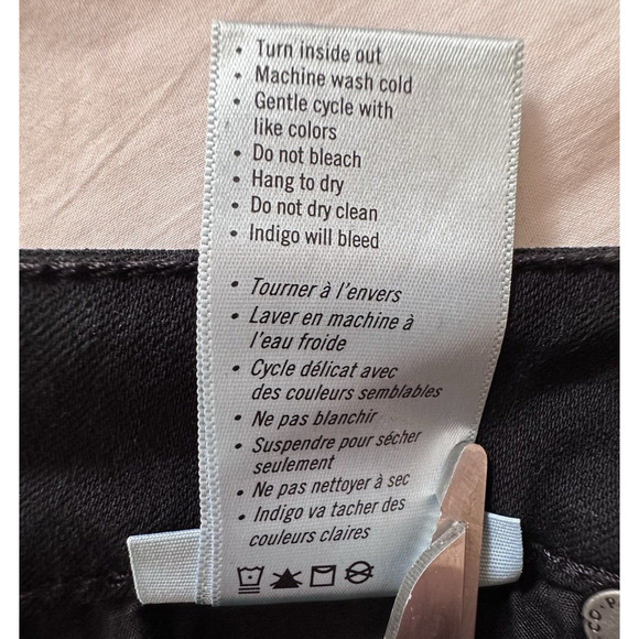 Paige Womens Verdugo Ultra Skinny Jegging Pants Black Size 28 - Picture 4 of 11